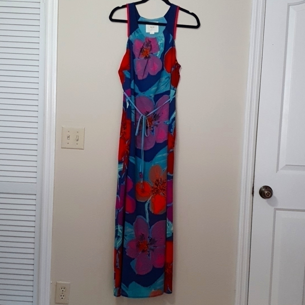 Anthropologie Maeve Multicolor Maxi Dress
